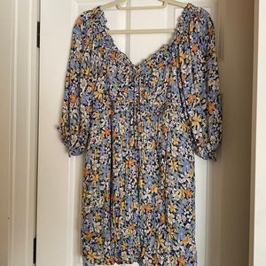 AE Floral Puff Sleeve Dress